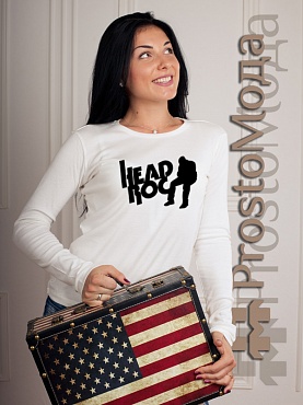 Женская футболка LSL Head Rock