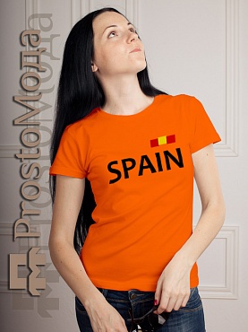 Женская футболка Spain