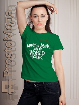 Женская футболка Metallica - World Tour