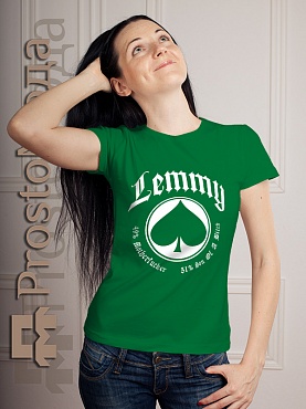 Женская футболка Lemmy