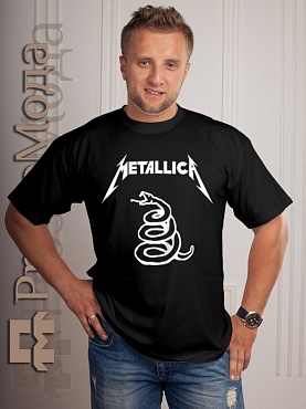 Футболка Metallica - The Black Album