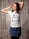 Женская футболка Thirty seconds to Mars