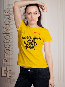 Женская футболка Metallica - World Tour