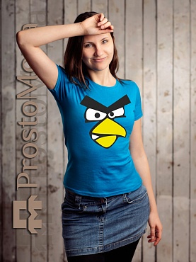 Женская футболка Angry Birds