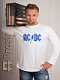 Футболка с длинным рукавом AC/DC (blue logo)