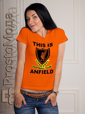 Женская футболка This Is Anfield