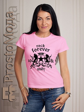 Женская футболка Rock forever