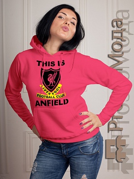 Женская толстовка This Is Anfield
