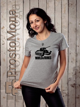 Женская футболка World of Tanks с танком