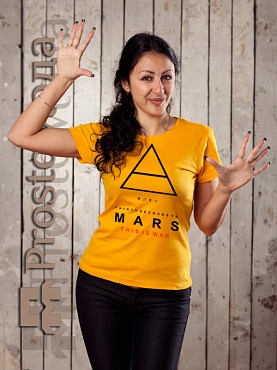 Женская футболка Thirty seconds to Mars