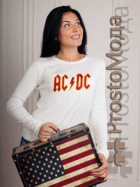Женская футболка LSL AC/DC logo