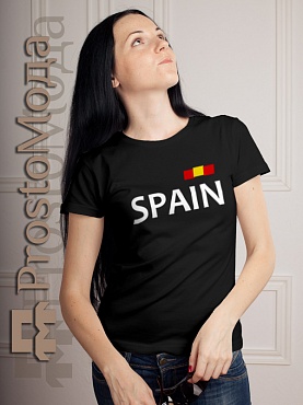 Женская футболка Spain