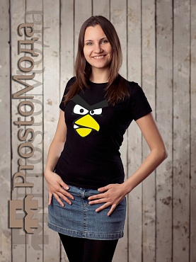 Женская футболка Angry Birds